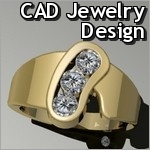 CAD CAM Jewelry Design and fabrication by Mansfield Designs Fine & Custom Jewelry